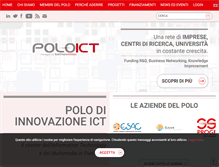 Tablet Screenshot of poloinnovazioneict.org
